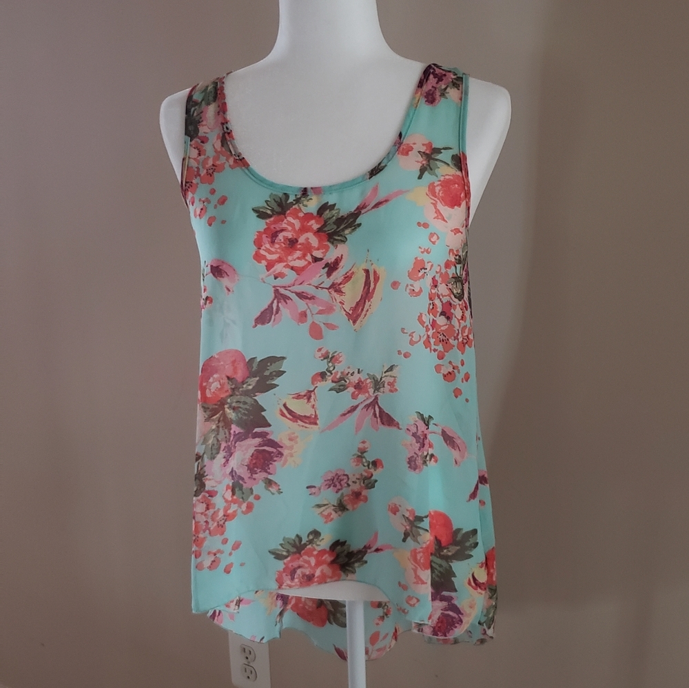 Floral Sleeveless Top